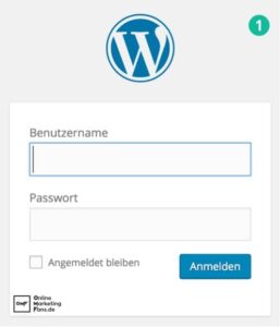 Admin Anmeldefenster - WordPress Plugin automatisch installieren